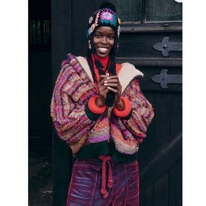 Free People Rue Sweater Jacket